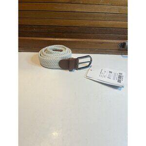 Saint James Size 110 White Knit Belt NWT ST. JAMES